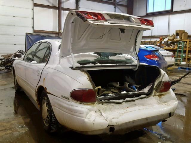 1G4HR54KXYU142499 - 2000 BUICK LESABRE LI WHITE photo 3