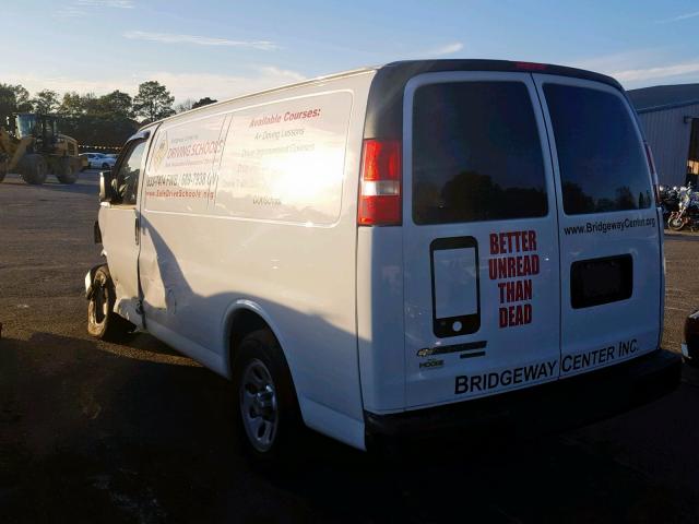 1GCSGAFX8E1144511 - 2014 CHEVROLET EXPRESS G1 WHITE photo 3