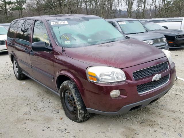 1GNDV23W48D119759 - 2008 CHEVROLET UPLANDER L Tünd qırmızı foto 1