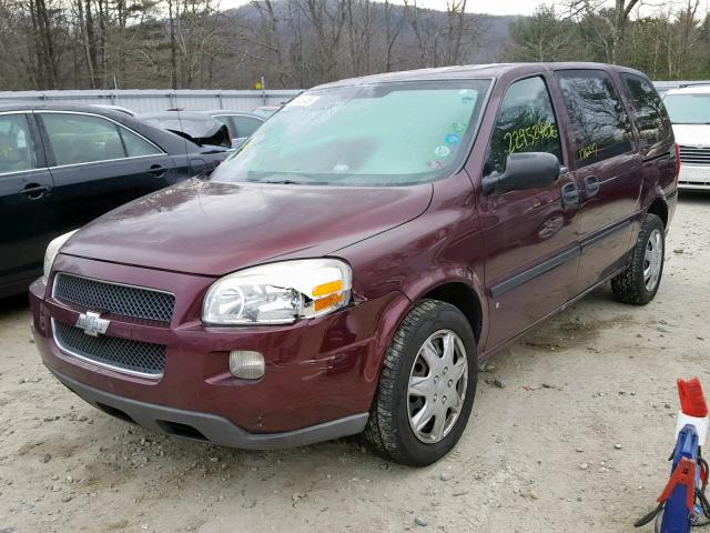 1GNDV23W48D119759 - 2008 CHEVROLET UPLANDER L Tünd qırmızı foto 2