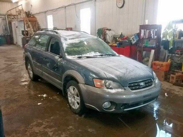 4S4BP61CX57308092 - 2005 SUBARU LEGACY OUT GRAY photo 1