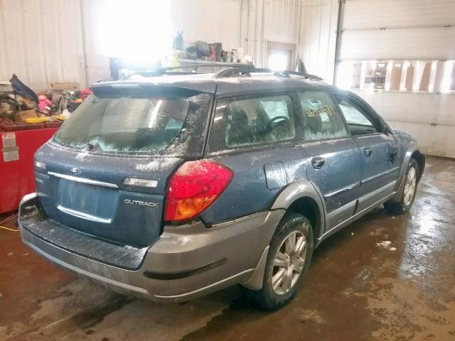 4S4BP61CX57308092 - 2005 SUBARU LEGACY OUT GRAY photo 4