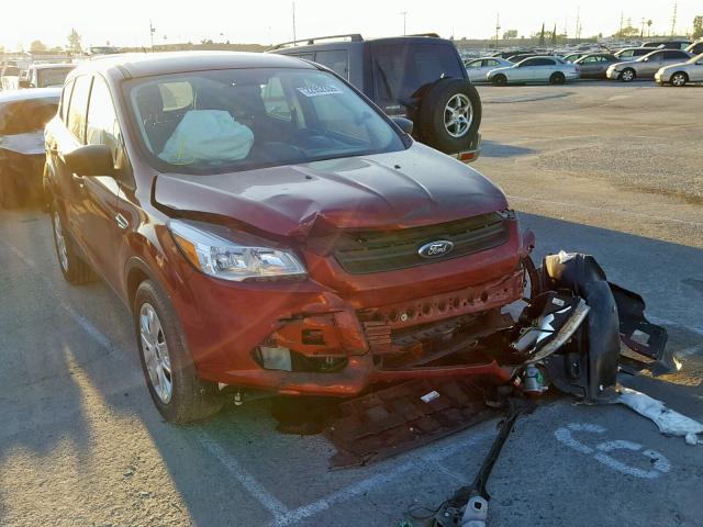 1FMCU0F76GUC12177 - 2016 FORD ESCAPE S RED photo 1