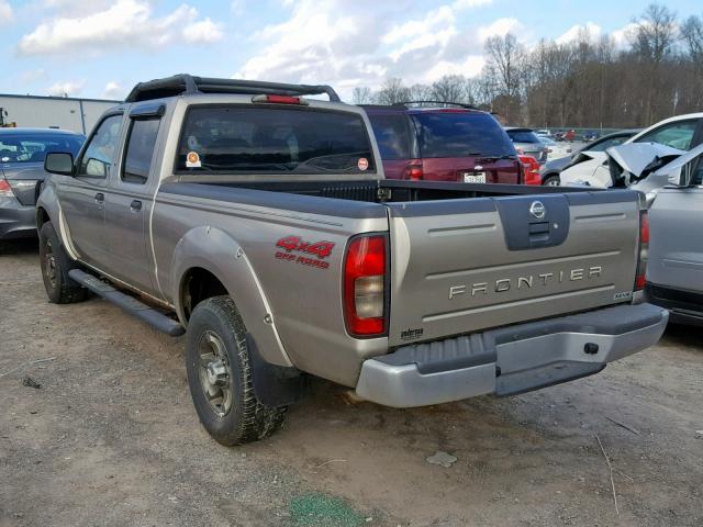 1N6ED29Y74C434870 - 2004 NISSAN FRONTIER C SILVER photo 3