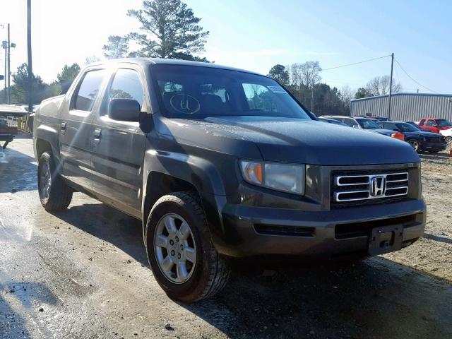 2HJYK16536H549908 - 2006 HONDA RIDGELINE GREEN photo 1