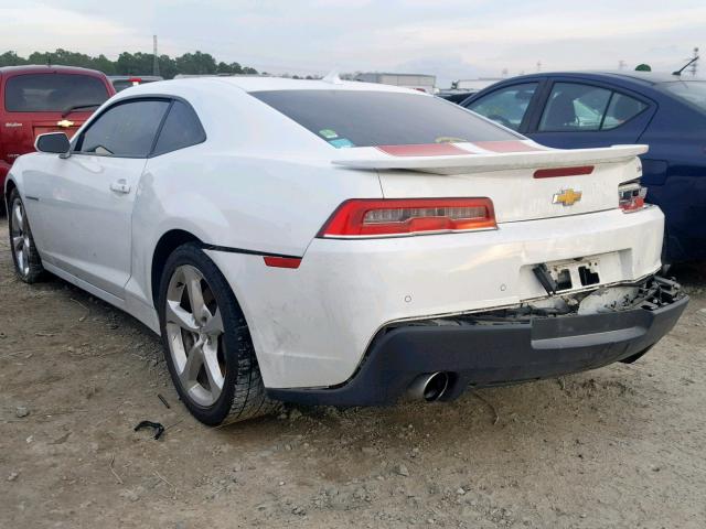 2G1FK1EJXE9231411 - 2014 CHEVROLET CAMARO 2SS WHITE photo 3