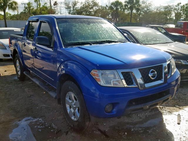 1N6AD0EVXCC411662 - 2012 NISSAN FRONTIER S BLUE photo 1