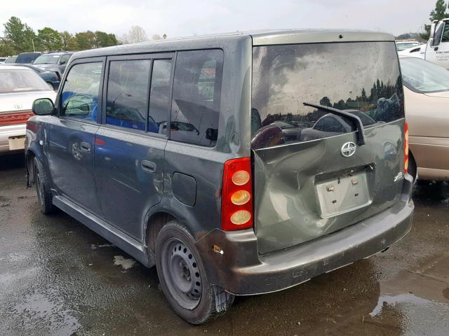 JTLKT324150176990 - 2005 TOYOTA SCION XB GREEN photo 3
