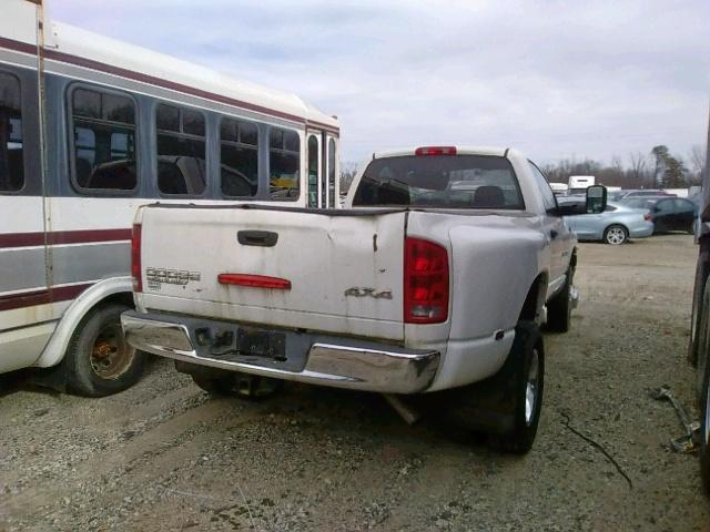 3D7MU46C33G732191 - 2003 DODGE RAM 3500 S WHITE photo 4