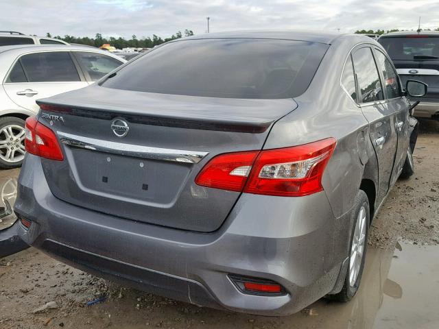 3N1AB7AP2HY251500 - 2017 NISSAN SENTRA S GRAY photo 4