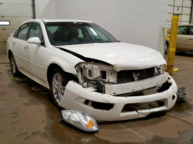 2G1WU57M191256355 - 2009 CHEVROLET IMPALA LTZ WHITE photo 1