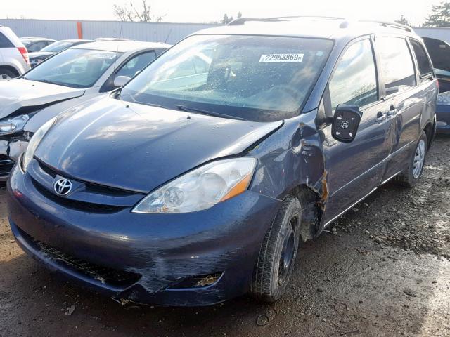 5TDZA23C96S492880 - 2006 TOYOTA SIENNA CE 蓝色 照片 2