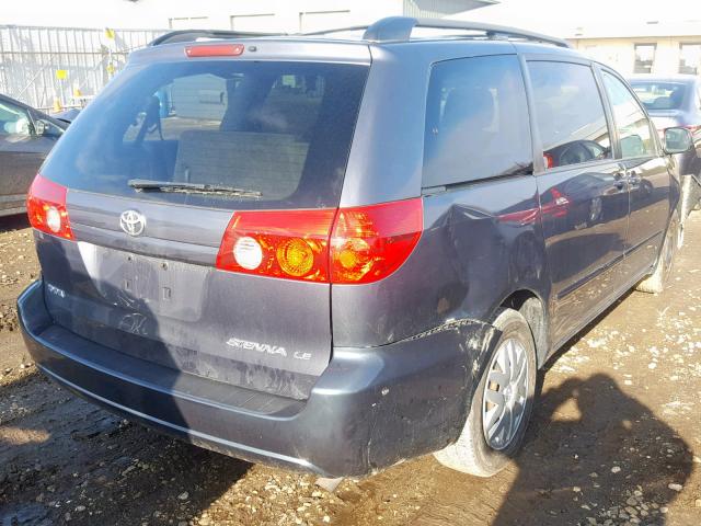 5TDZA23C96S492880 - 2006 TOYOTA SIENNA CE 蓝色 照片 4