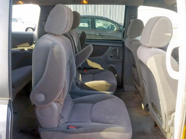 5TDZA23C96S492880 - 2006 TOYOTA SIENNA CE BLUE photo 6