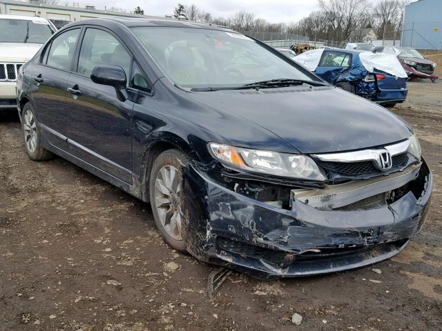 2HGFA1F96AH528577 - 2010 HONDA CIVIC EXL BLACK photo 1