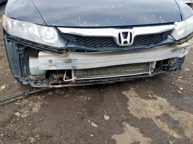 2HGFA1F96AH528577 - 2010 HONDA CIVIC EXL BLACK photo 9