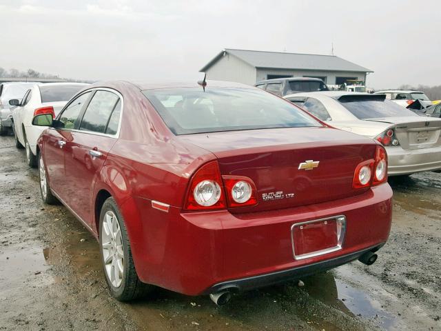 1G1ZE5E73AF125576 - 2010 CHEVROLET MALIBU LTZ ბურგუნდია ფოტო 3