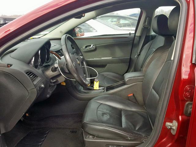 1G1ZE5E73AF125576 - 2010 CHEVROLET MALIBU LTZ ბურგუნდია ფოტო 5