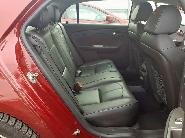 1G1ZE5E73AF125576 - 2010 CHEVROLET MALIBU LTZ ბურგუნდია ფოტო 6