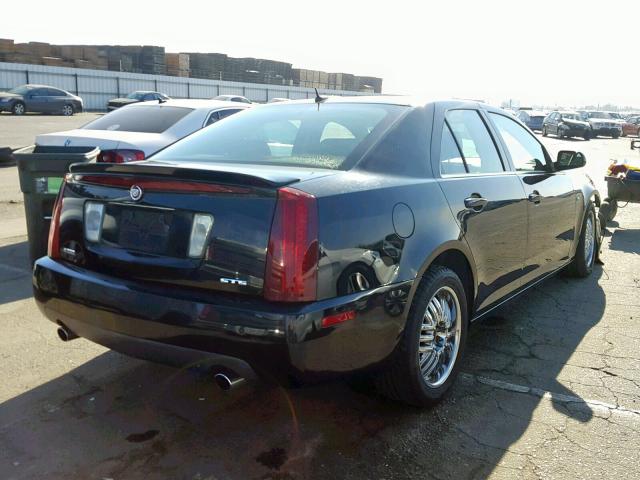 1G6DC67A550191256 - 2005 CADILLAC STS BLACK photo 4