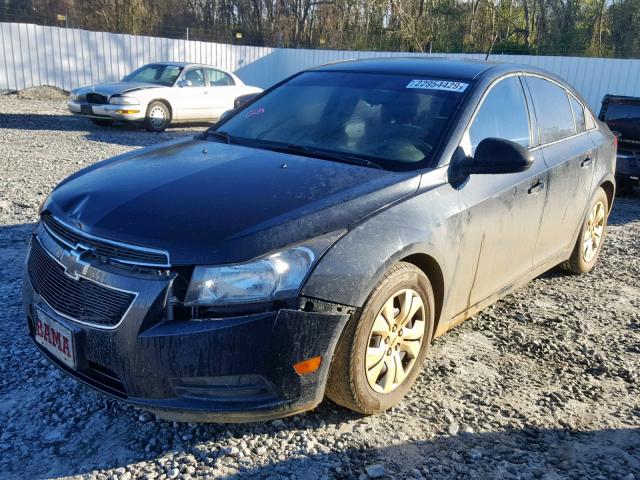 1G1PA5SH6D7103909 - 2013 CHEVROLET CRUZE LS 黑色 照片 2