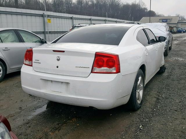 2B3CA4CD3AH258513 - 2010 DODGE CHARGER WHITE photo 4