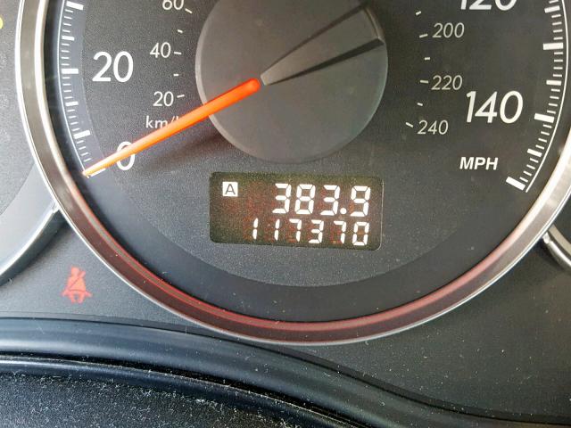 4S4BP60C687314025 - 2008 SUBARU OUTBACK BLUE photo 8