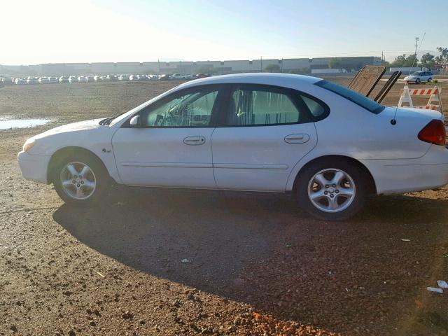 1FAFP5522YA177447 - 2000 FORD TAURUS SES WHITE photo 9