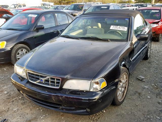 YV1NC62D93J037265 - 2003 VOLVO C70 HPT BLACK photo 2