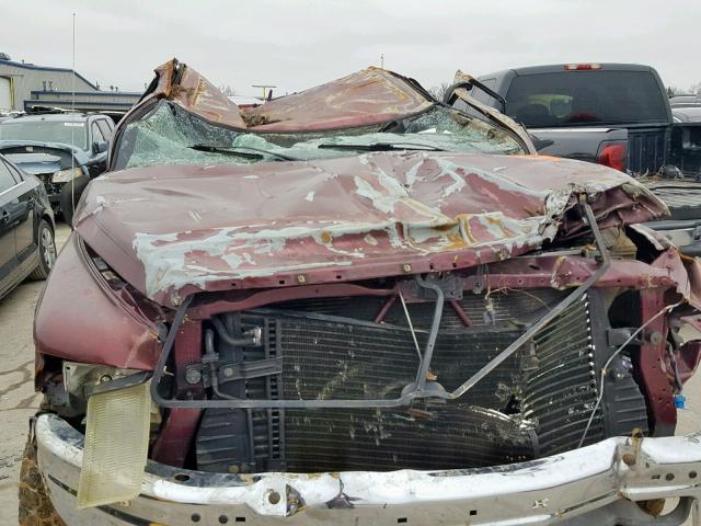 3B7KF23651G785325 - 2001 DODGE RAM 2500 BURGUNDY photo 9