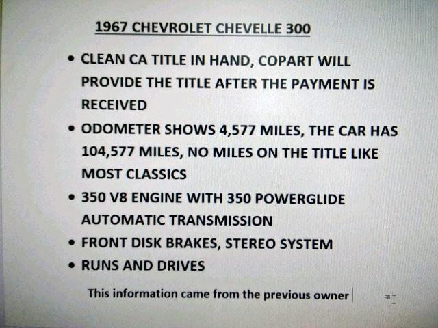 1311177138520 - 1967 CHEVROLET CHEVELLE SILVER photo 9