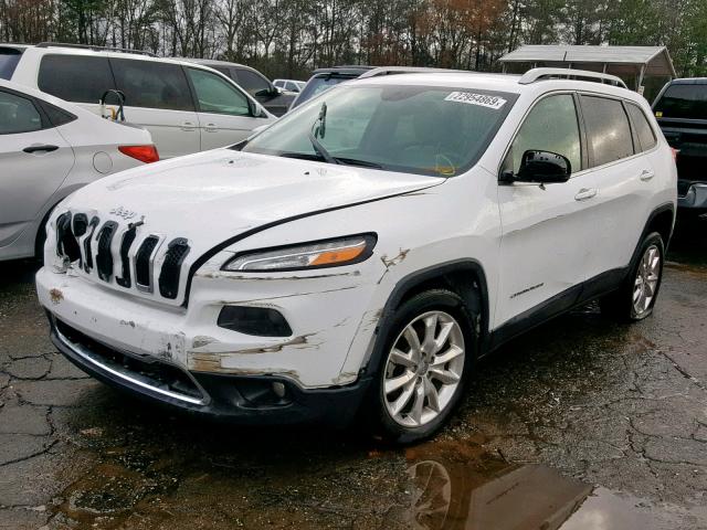 1C4PJLDB5GW158463 - 2016 JEEP CHEROKEE L WHITE photo 2