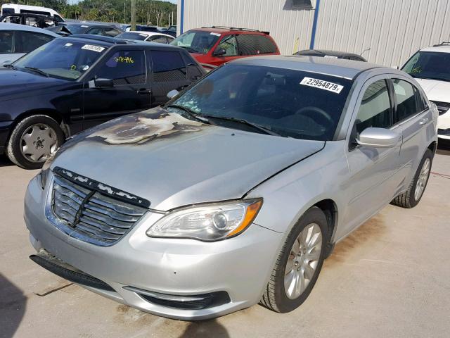 1C3CCBAB3CN157940 - 2012 CHRYSLER 200 LX SILVER photo 2