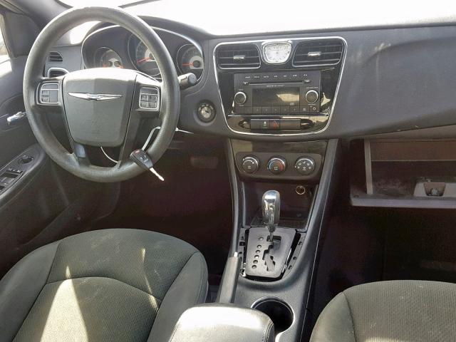 1C3CCBAB3CN157940 - 2012 CHRYSLER 200 LX SILVER photo 9