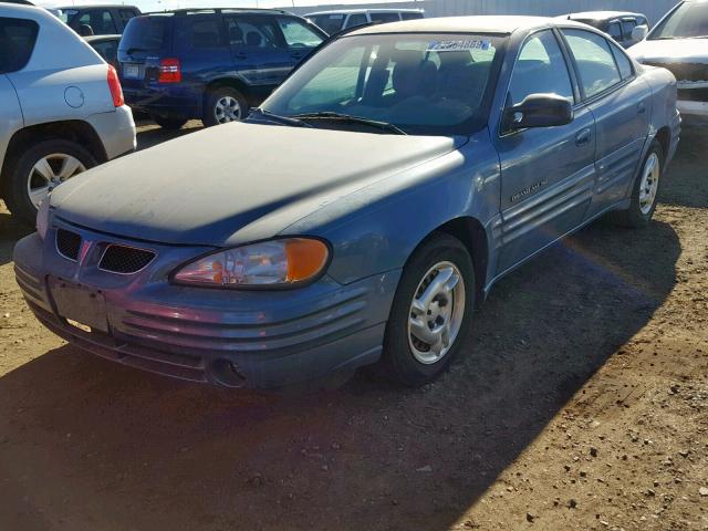 1G2NE52T6XM717506 - 1999 PONTIAC GRAND AM S BLUE photo 2