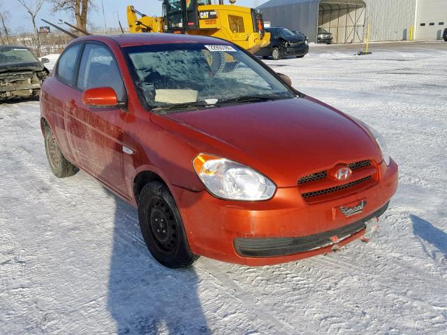 KMHCN3BC1AU150647 - 2010 HYUNDAI ACCENT SE ORANGE photo 1