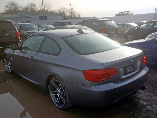 WBAKG1C59BE362994 - 2011 BMW 335 IS GRAY photo 3