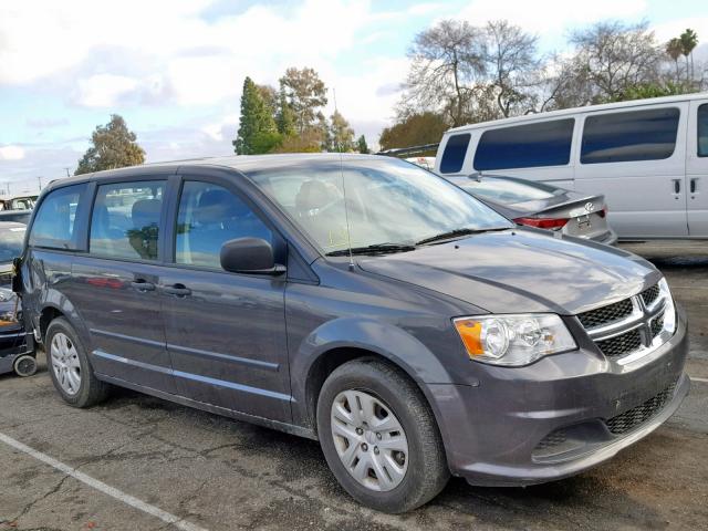 2C4RDGBG4GR388901 - 2016 DODGE GRAND CARA GRAY photo 1