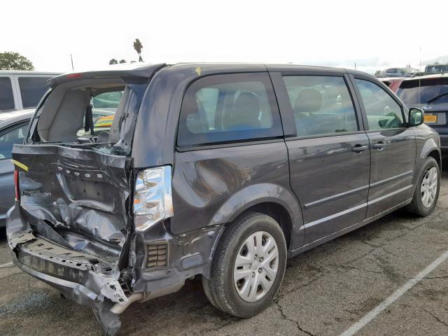 2C4RDGBG4GR388901 - 2016 DODGE GRAND CARA GRAY photo 4