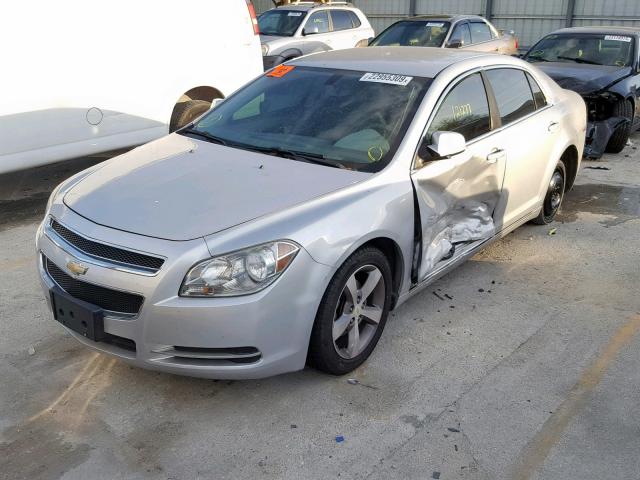1G1ZC5EU7BF326992 - 2011 CHEVROLET MALIBU 1LT ვერცხლისფერი ფოტო 2