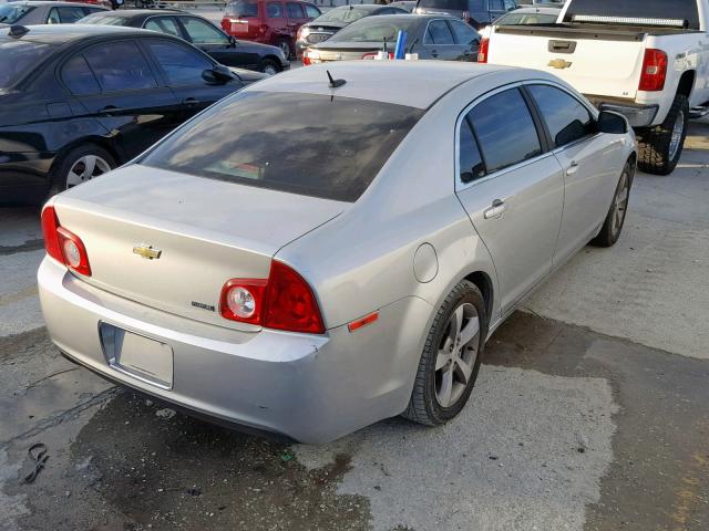 1G1ZC5EU7BF326992 - 2011 CHEVROLET MALIBU 1LT ვერცხლისფერი ფოტო 4
