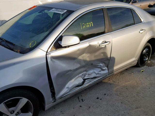 1G1ZC5EU7BF326992 - 2011 CHEVROLET MALIBU 1LT ვერცხლისფერი ფოტო 9