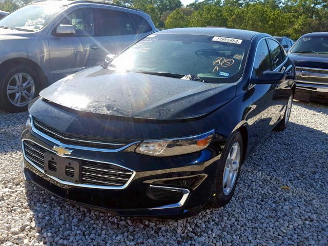 1G1ZB5ST8HF234202 - 2017 CHEVROLET MALIBU LS 黑色 照片 2