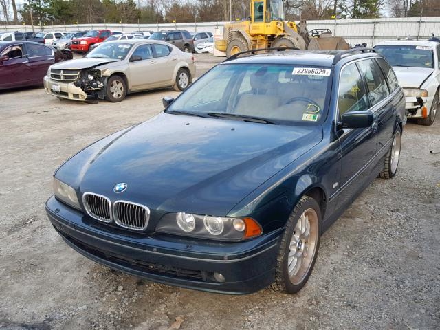 WBADR63491GN91721 - 2001 BMW 540 IT AUT أخضر صورة 2