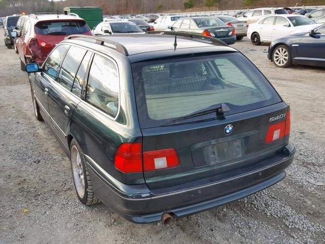 WBADR63491GN91721 - 2001 BMW 540 IT AUT أخضر صورة 3