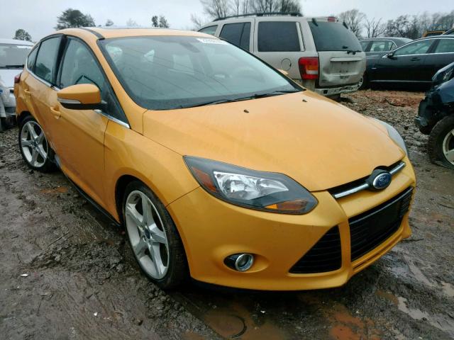 1FAHP3N28CL193257 - 2012 FORD FOCUS TITA YELLOW photo 1