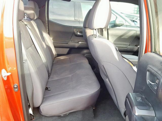 5TFAZ5CN6JX057908 - 2018 TOYOTA TACOMA DOU RED photo 6