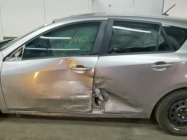 JM1BL1H66A1288357 - 2010 MAZDA 3 S SILVER photo 10