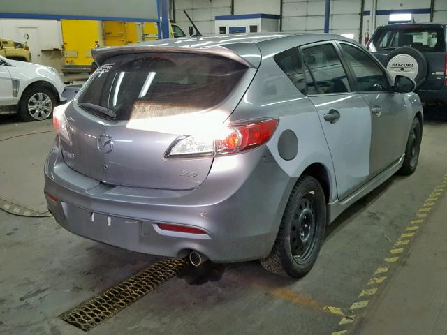 JM1BL1H66A1288357 - 2010 MAZDA 3 S SILVER photo 4