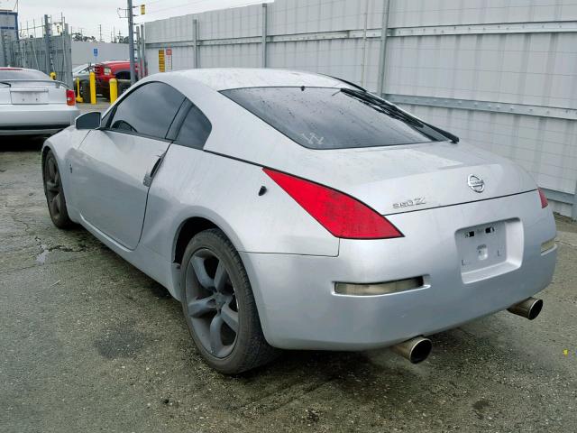 JN1AZ34E96M354203 - 2006 NISSAN 350Z COUPE SILVER photo 3